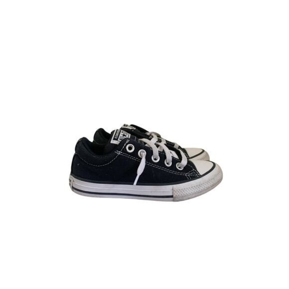 Converse Chuck Taylor All Star Low Top Kids Sneakers Black White Canvas Shoes